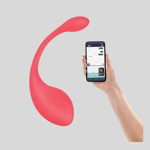 Love Distance RANGE – Coral Rechargeable Love Egg with App Contol