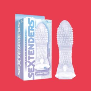 vibrating clear sex cock sleeve